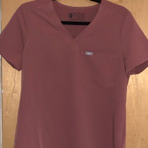Figs Scrubs Set in Mauve